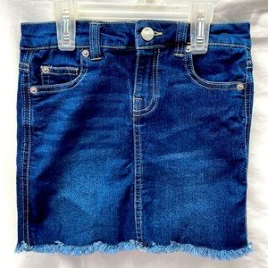 Blue Candy denim faded skirt girls sz s